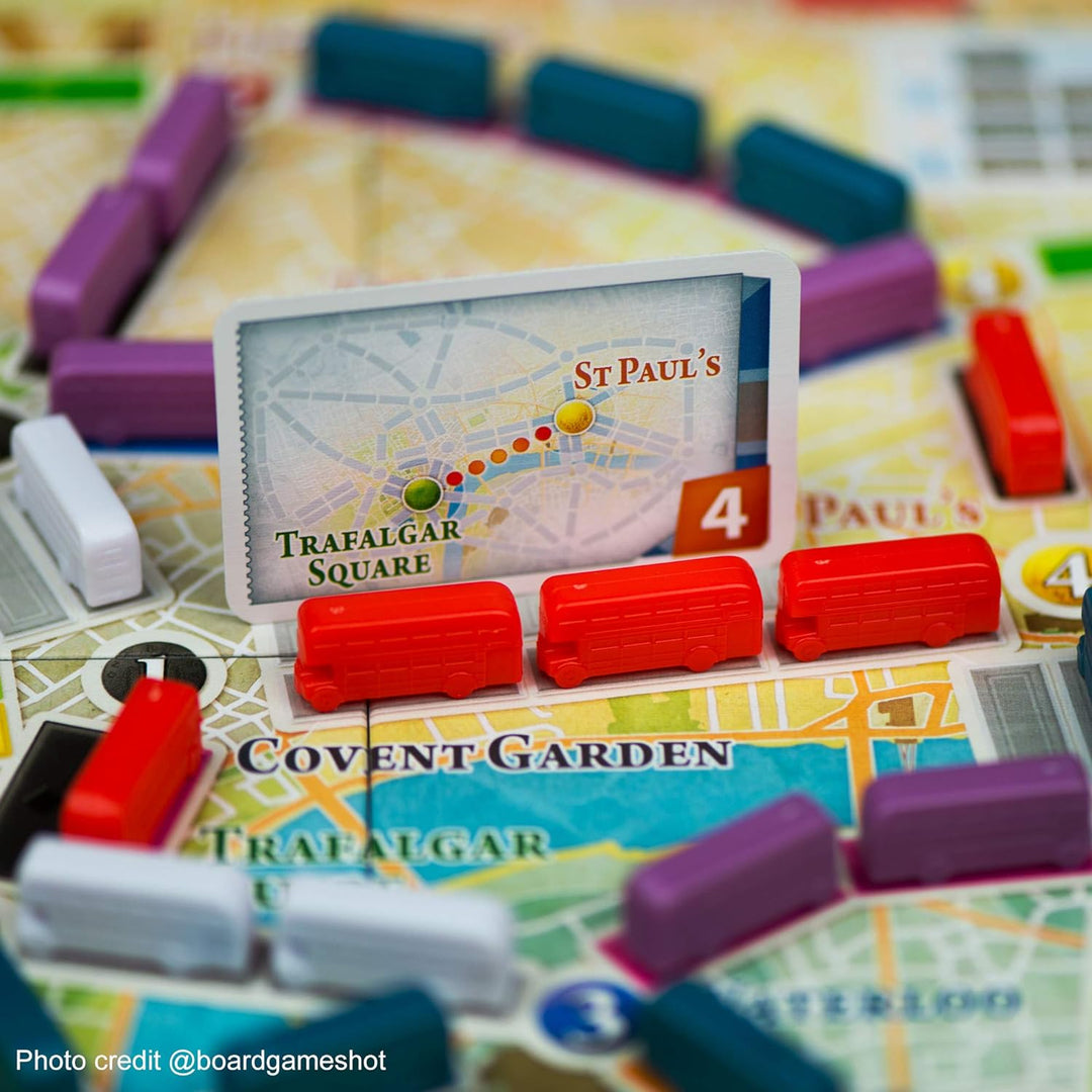 Days of Wonder, Ticket to Ride London Board Game, Ages 8+, for 2 to 4 Players, Average Playtime 10-1