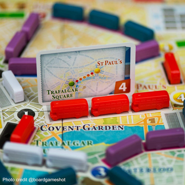 Days of Wonder, Ticket to Ride London Board Game, Ages 8+, for 2 to 4 Players, Average Playtime 10-1