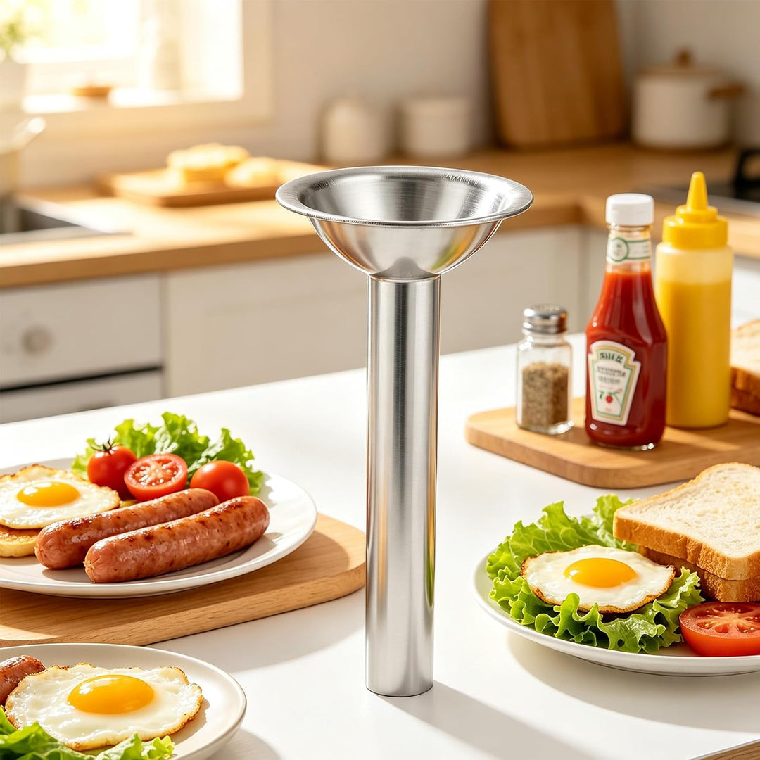 Wurstfüller, Wurstfüllrohre Aus Edelstahl, Durchmesser 24 Mm, Manuelle Wurstfülltrichter, Wurstfülle