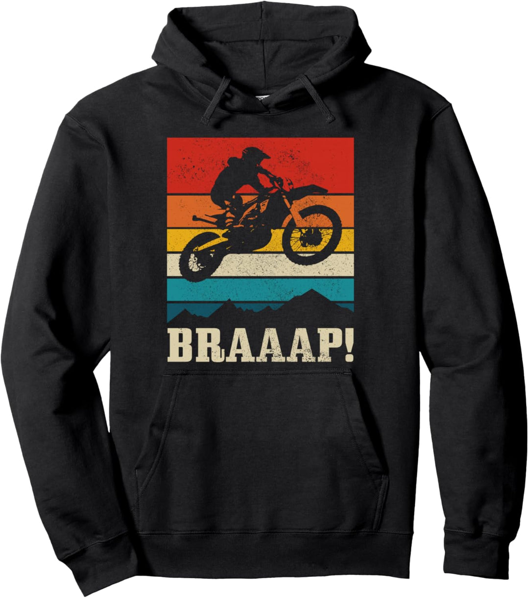 Motocross Braap MX Enduro Freestyle Motorrad Geschenk Pullover Hoodie