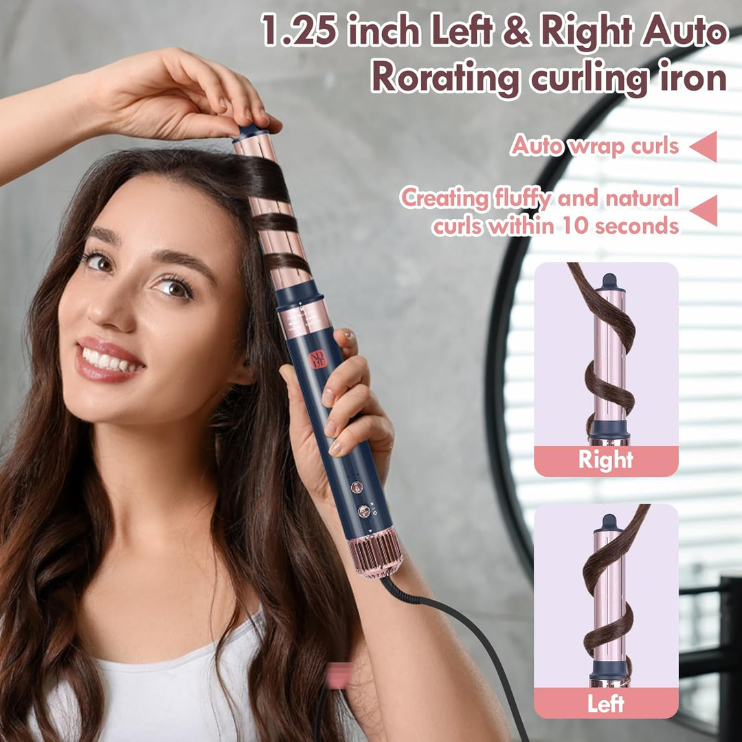 Hairstyler 5 in 1, NDLT Hohe Konzentration Negativer Lonen Multi Haarstyler Haartrockner, Föhnbürste
