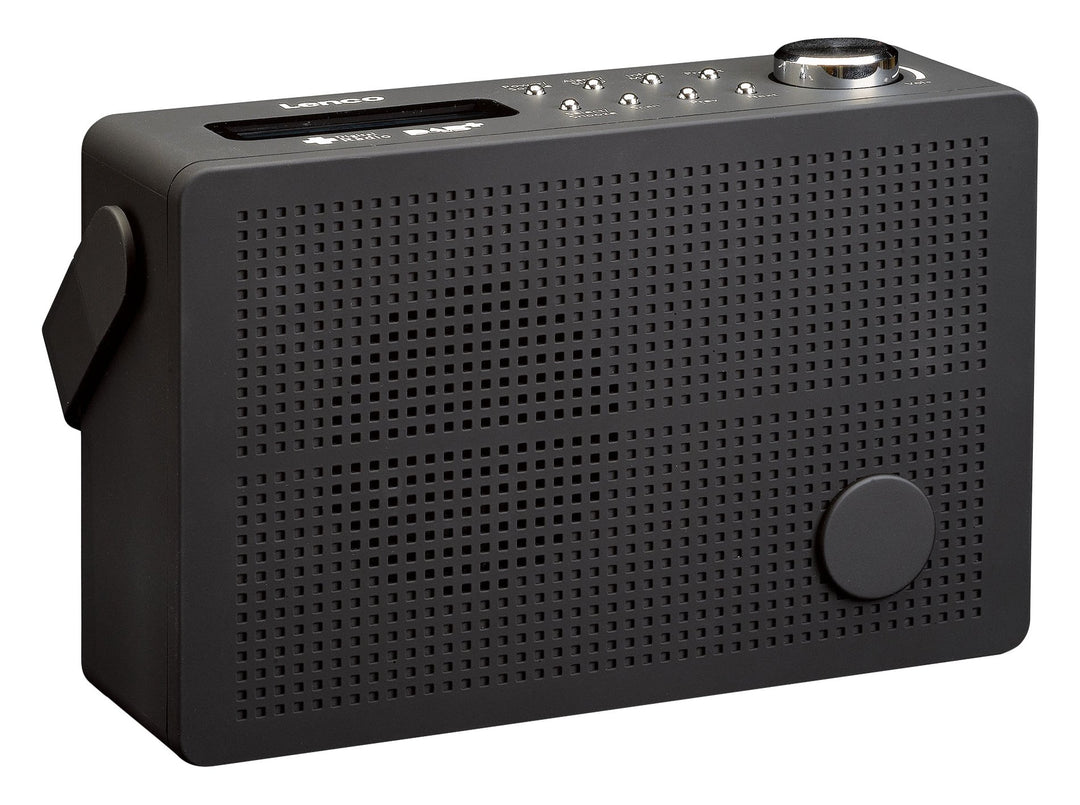 Lenco DAB + Digitalradio/UKW Radio PDR-030 Tragbar mit Akku, RDS-Anzeige, Senderspeicher, Wecker-Fun