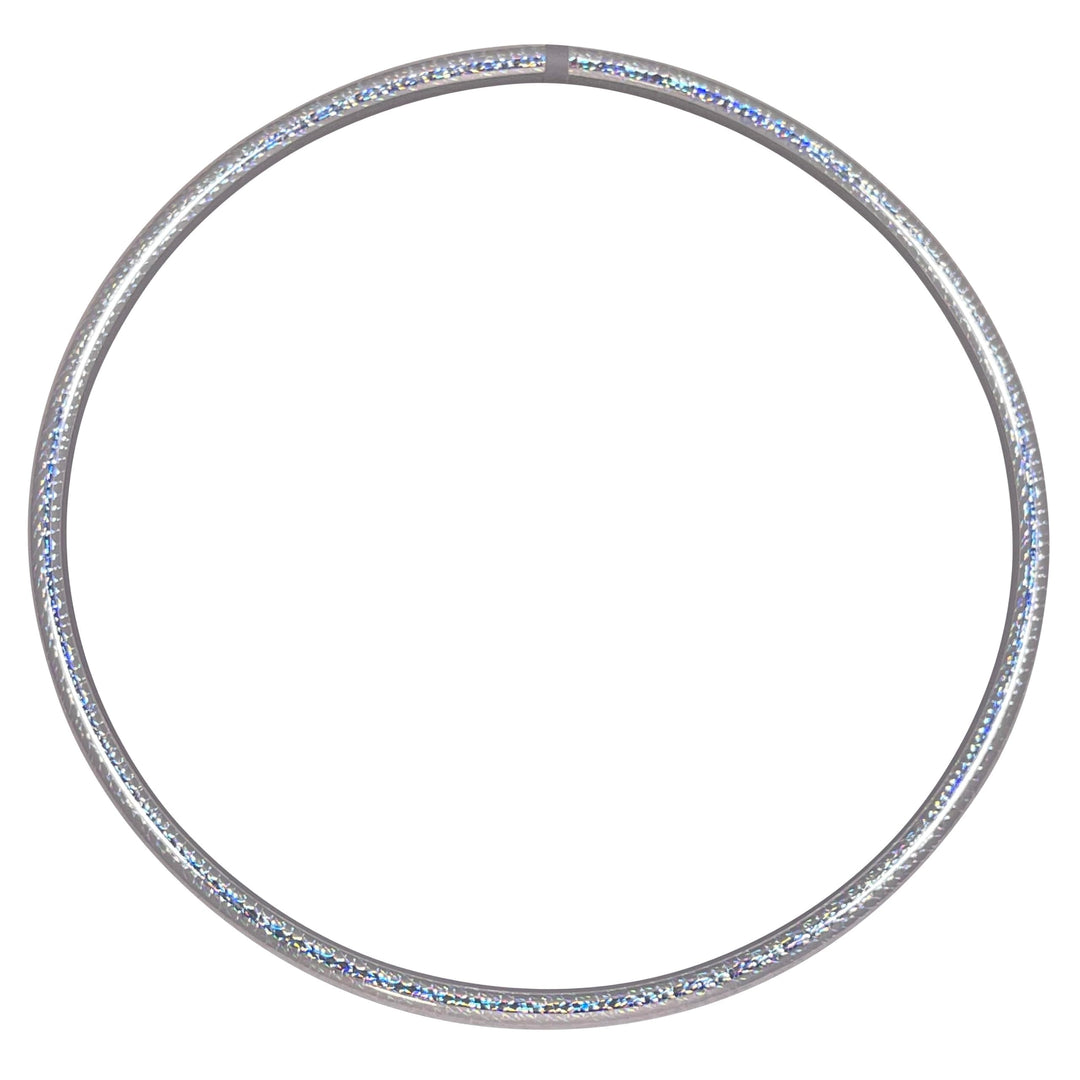 Hologramm Hula Hoop Reifen, Ø80/90/100cm Silber Ø90cm, Silber Ø90cm