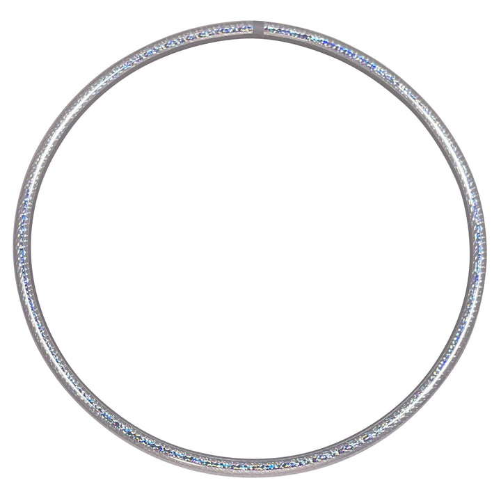 Hologramm Hula Hoop Reifen, Ø80/90/100cm Silber Ø90cm, Silber Ø90cm