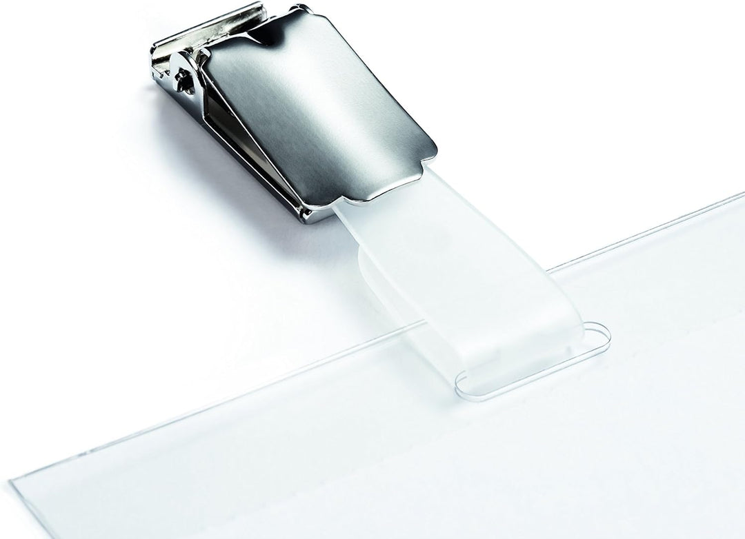 Durable Ausweiskartenhalter (für Betriebsausweis mit Clip, 87 x 54 mm (Innenmass)) Packung à 25 Stüc