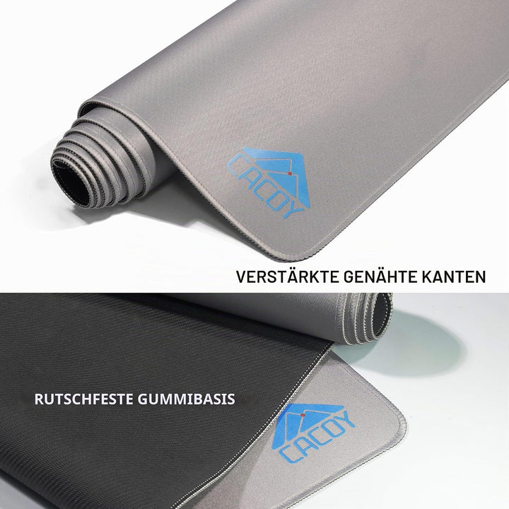 Cacoy 900x500mm Grosses erweitertes Computer-Mauspad, XXL Gaming Mausmatte, Multifunktionale grosse