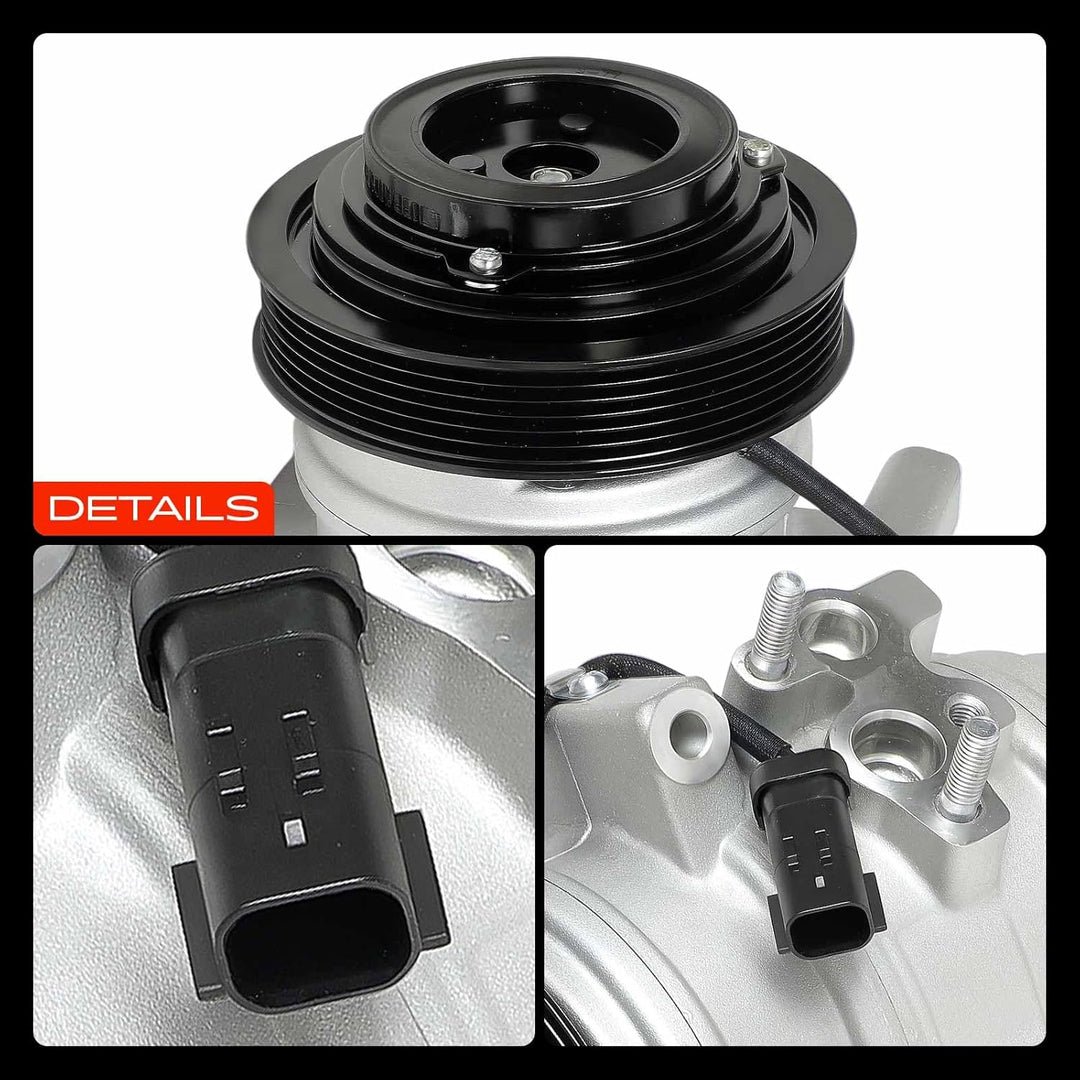 Frankberg Klimakompressor Klimaanlage Kompatibel mit 300 C Touring LX 2.7L Benzin 2004-2010 Charger