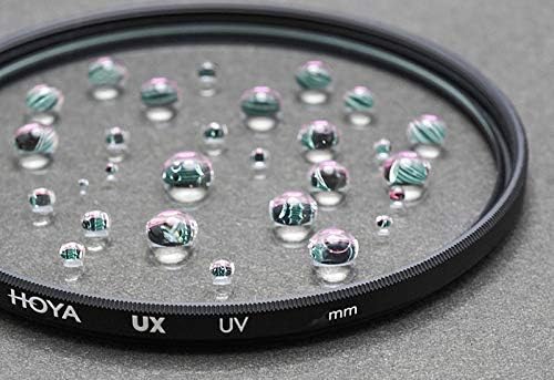 Hoya UX UV Filter 77 mm, UV Schutzfilter, 10fach-Vergütung zur Reflexunterdrückung, wasserabweisend,