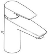 Kludi Pure & Solid Waschtisch-Einhandmischer 100 DN 15 mit Ablaufgarnitur