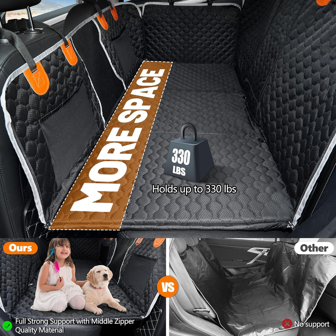 ANOSOSPECIAL Rücksitzverlängerung, Hunde-Autositzbezug, wasserdichte Haustier-Hängematte, Reisebett,