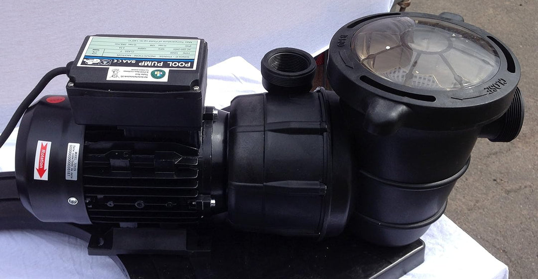 HST Profi Leis Poolpumpe 14,4 m3, 14400 Liter/Std, 550 W I Erweiterbare Filterpumpe mit geringer Ene