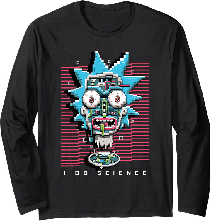 Rick and Morty I Do Science Langarmshirt
