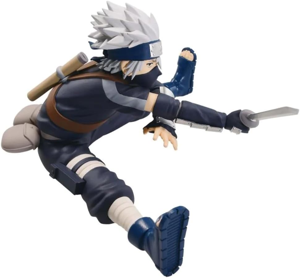 Banpresto Kakashi Hatake III Naruto Shippuden Vibration Stars 8 cm BP88461 Mehrfarbig