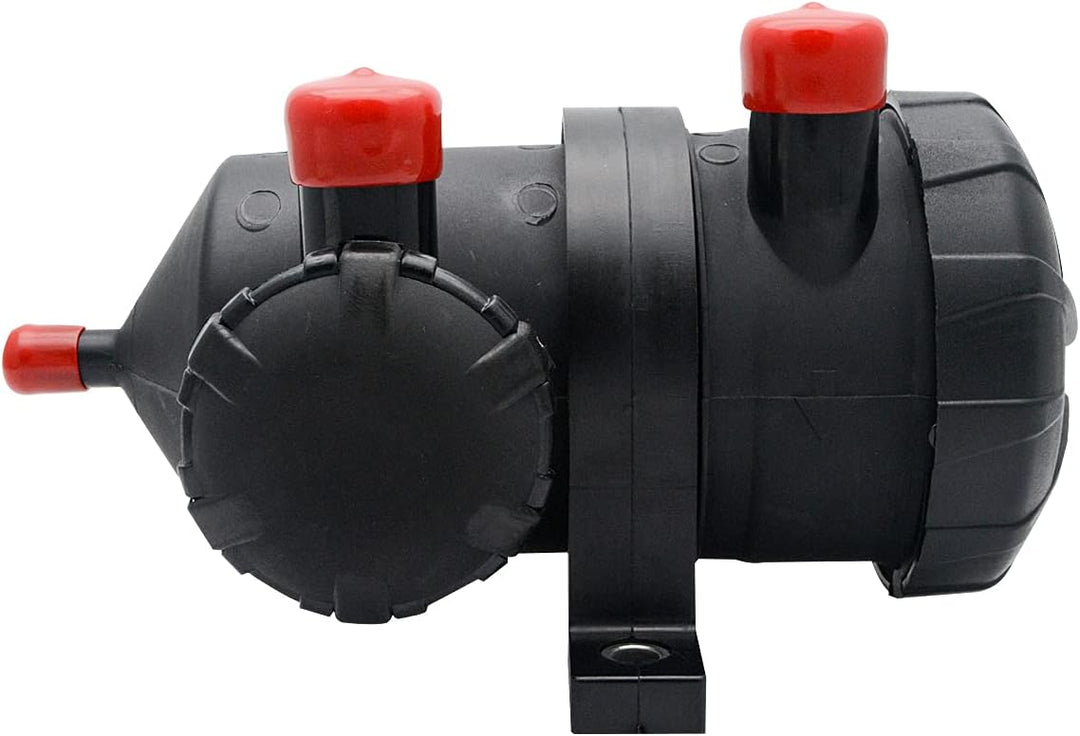 TOTMOX Pro 200 Vent Oil Catch Can Edelstahlfilter für 4WD F0RD R-ANGER M-AZDA T0Y0TA H0LDEN, Schwarz