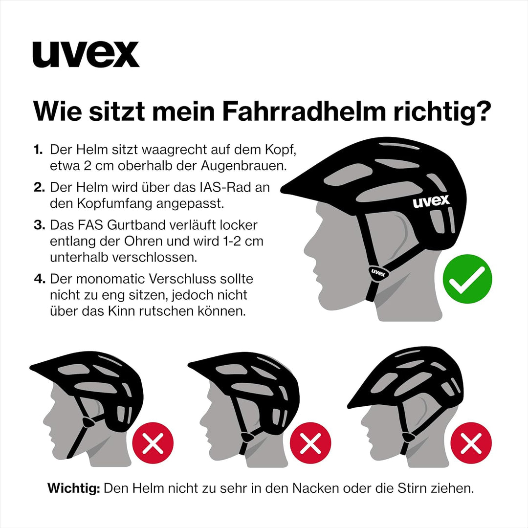 uvex finale junior - leichter Fahrradhelm für Kinder - individuelle Grössenanpassung - erweiterbar m
