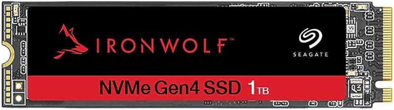 Seagate IronWolf 525 SSD 1TB, interne SATA SSD, NAS, bis zu 5000 Mb/s, PCIe Gen 4, inkl. 3 Jahre Res