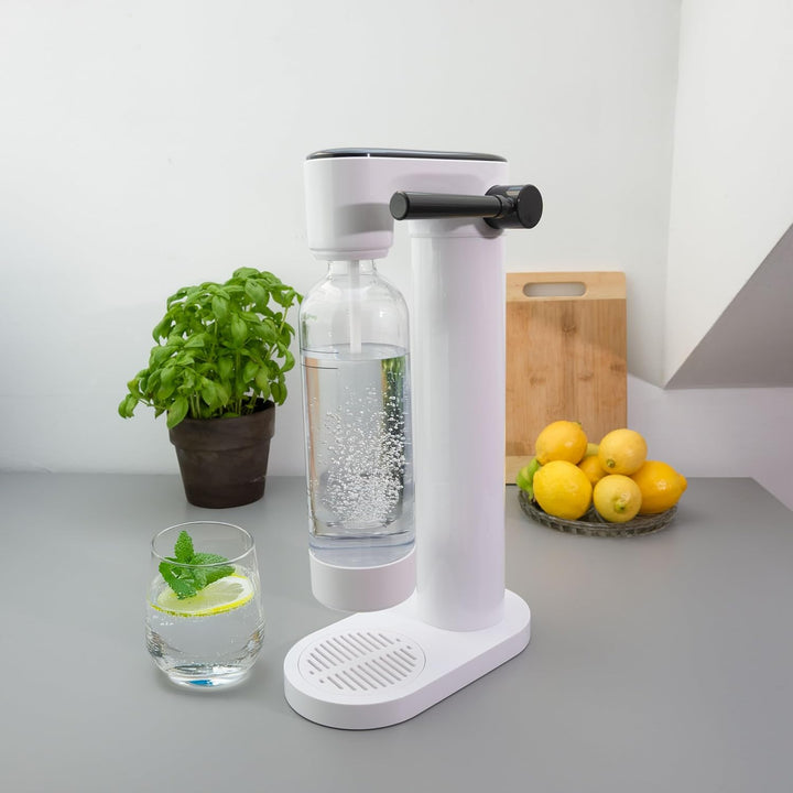 Aquafloow Wassersprudler, Sprudelwasser Maschine, 800ml Wasser Sprudel PET- Flaschen BPA-Frei | Spru