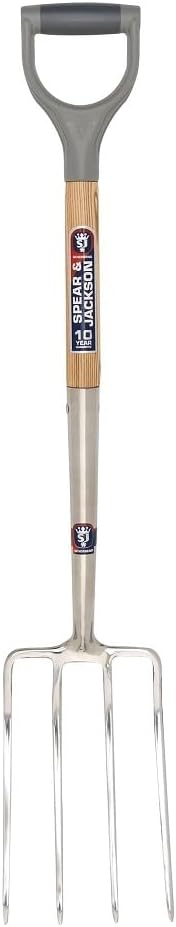 Spear & Jackson 1560SF Neverbend Rostfreie Grabegabel Grabgabel, Grabgabel