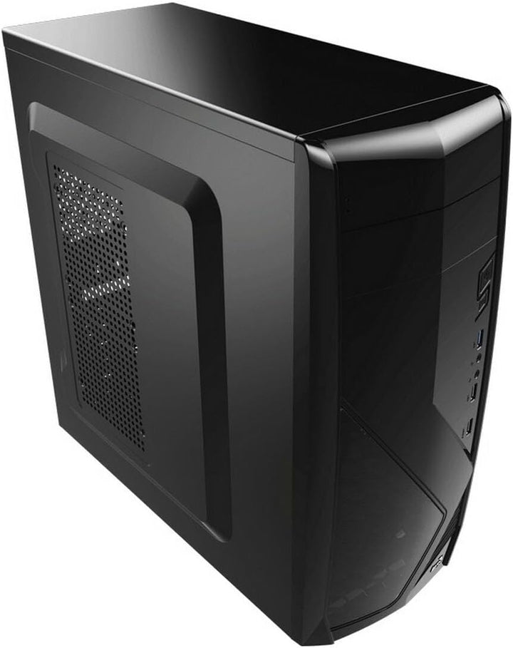 Aerocool CS1102 - Computergehäuse für PC (Halb-Turm ATX, 7 Steckplätze, USB 3.0/2.0, Audio HD), Farb