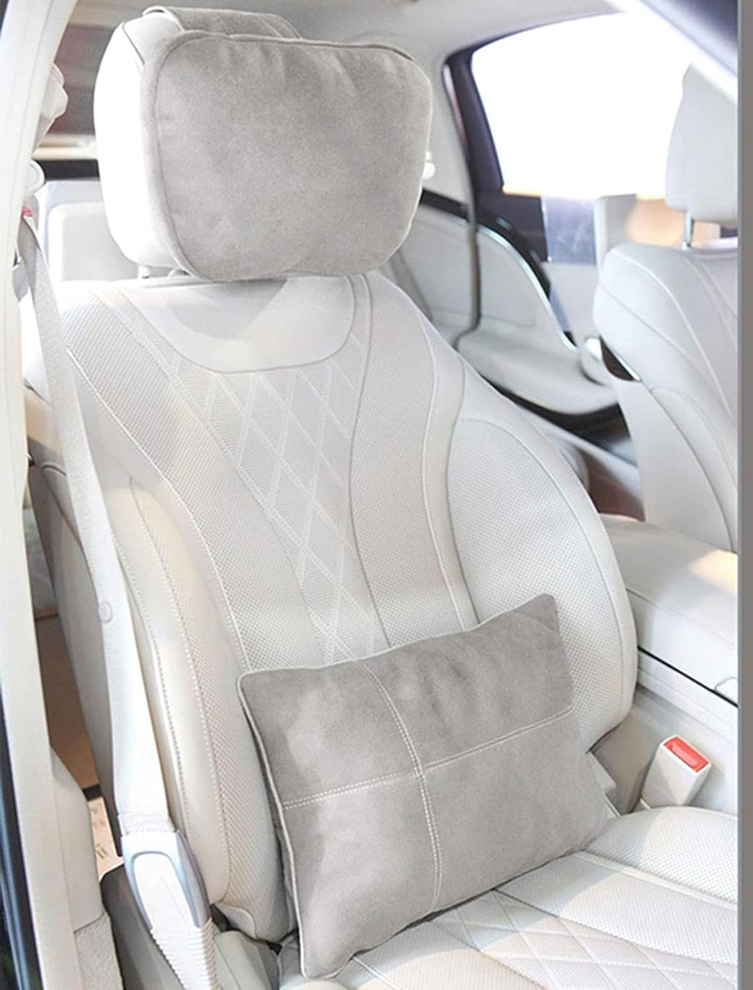 Kwak's Kopfstütze Taille Kissen Set, Maybach Design S-Klasse Super Soft Auto Kopfstütze Kissen Lordo