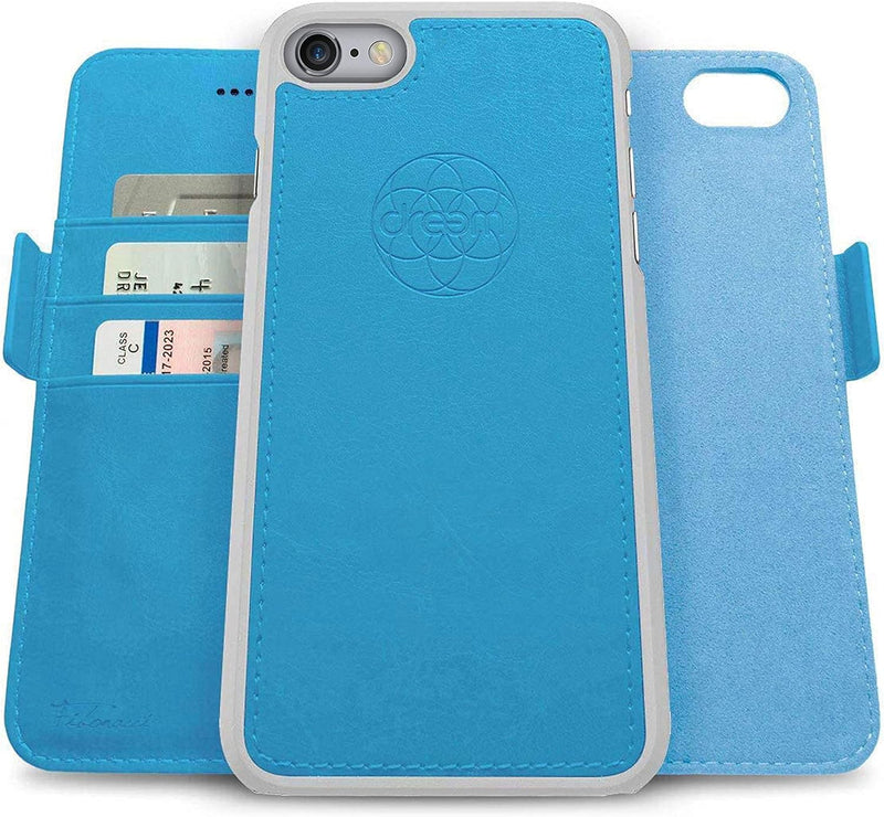 Dreem Fibonacci 2in1 Handyhülle Flipcase für iPhone 6/6s | Magnetisches iPhone Case | TPU Etui Leder