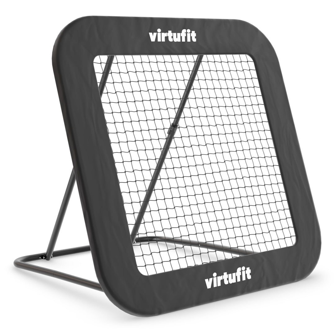 Virtufit Verstellbarer Fussball-Rebounder Pro - Kickback - Tchouck - 84 x 84 cm / 100 x 100 cm / 124