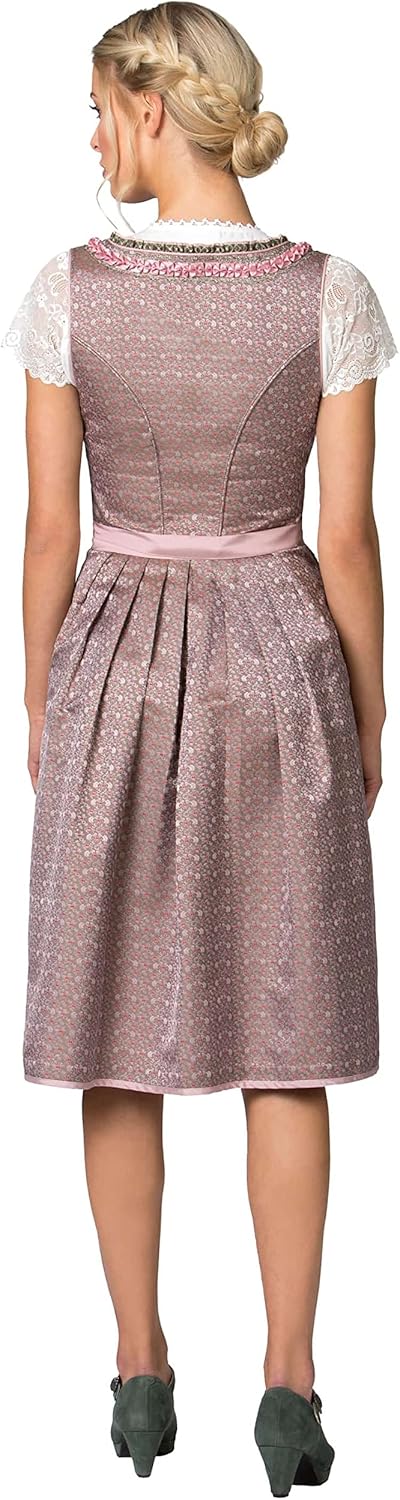 Stockerpoint Damen Dirndl Julia, rose-grün
