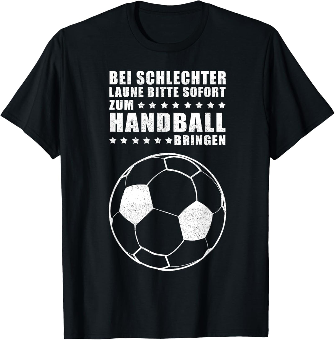 Bei schlechter Laune bitte sofort zum Handball T-Shirt