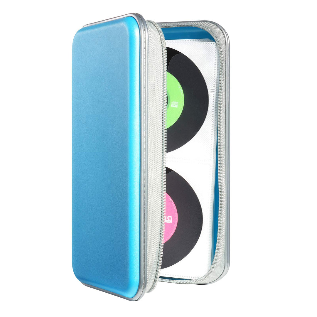 UENTIP CD Tasche,96 CD/DVD Tasche Hartplastik CD Taschen Aufbewahrung Schutzhülle DVD Lagerung CD Ta