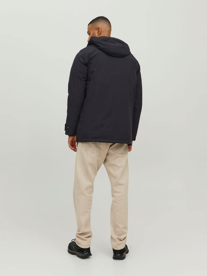 JACK & JONES Male Parka Parka S Schwarz, S Schwarz