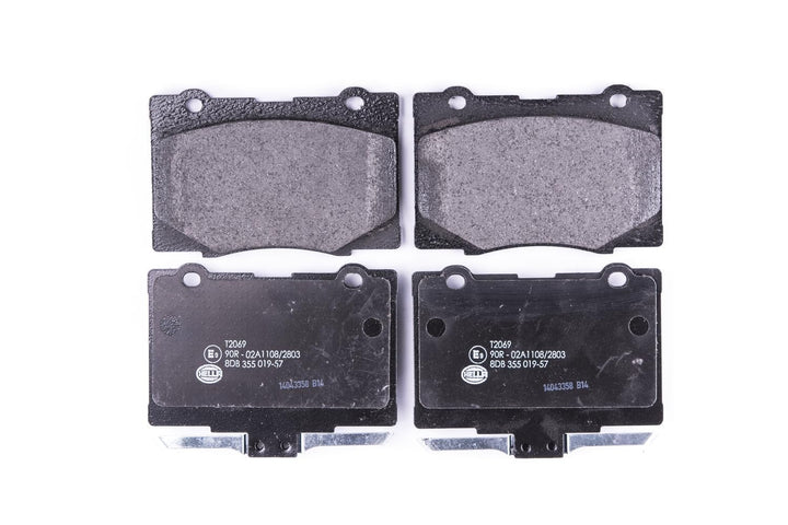 HELLA PAGID 8DB 355 019-571 Bremsbelagsatz - T2069 - Dicke/Stärke: 16mm - Bremssystem: Akebono - mit