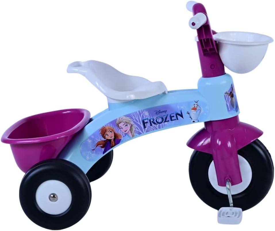 Frozen Dreirad mit Korb und Spielzeugkiste für Kinder ab 1 Jahr