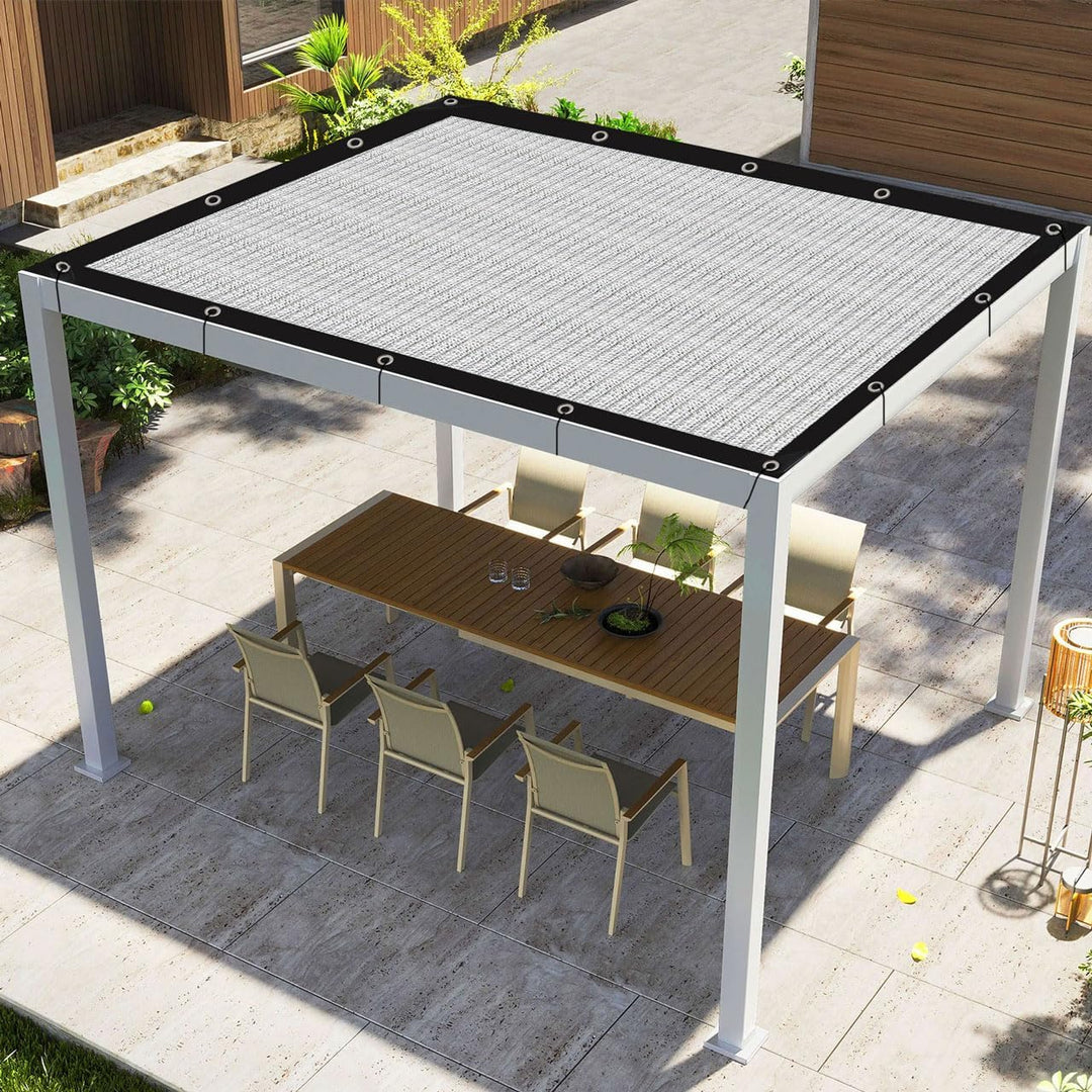 Schattennetz Auto - Hunde 3x4 m,Auto-Sonnenschutz aus Alunetz,80% Sonnensegel Mit Einfassung Mit Öse