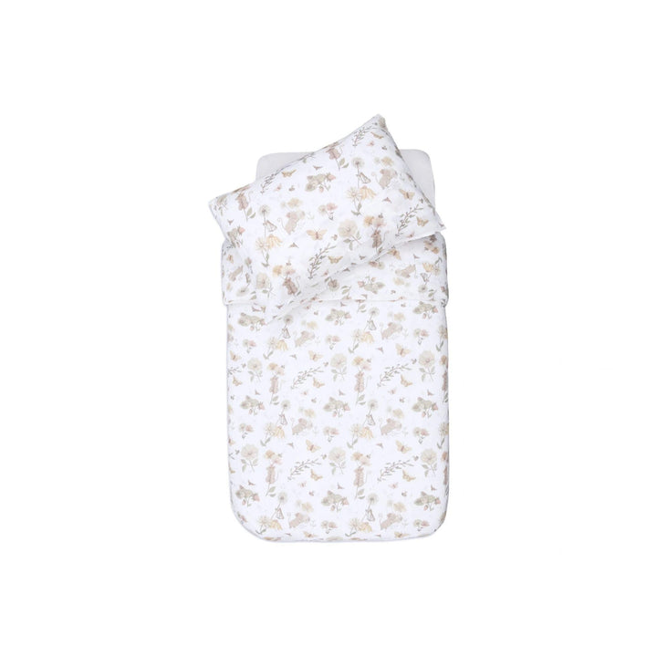 Jollein 003-005-67056 Bettwäsche Dreamy Mouse weiss (100x140 cm + 40x60 cm)