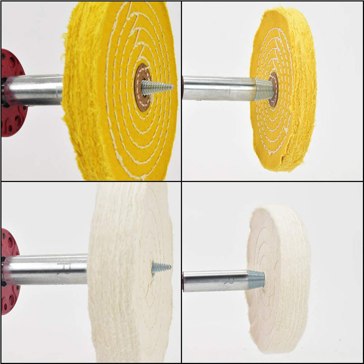 1/2" (12.7mm) pindeladapter rechts und links für Tischschleifer Polierscheiben Schleifmaschinen Gewi