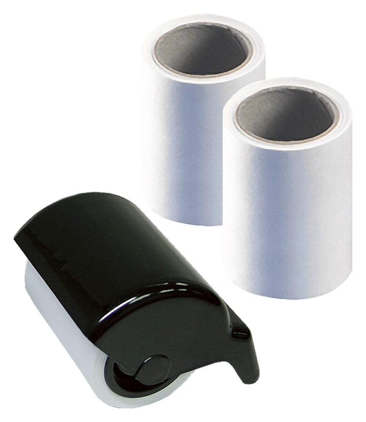 Wedo 80201 Rolllöscher schwarz/Spar-Set (Rollöscher + 2 Ersatzrollen)
