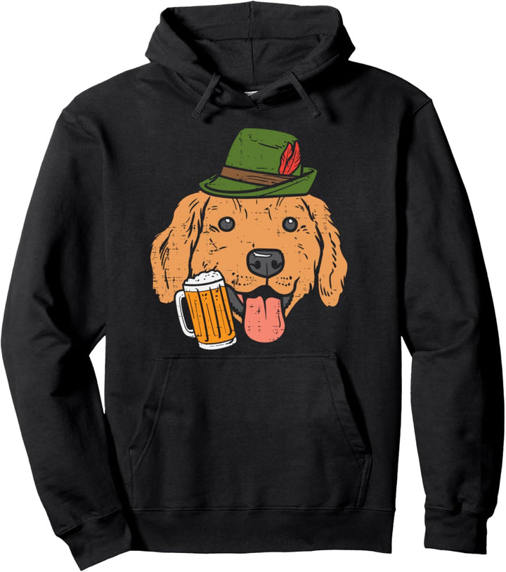 Deutsch Golden Retriever Bayern Oktoberfest Hund Herren Damen Pullover Hoodie