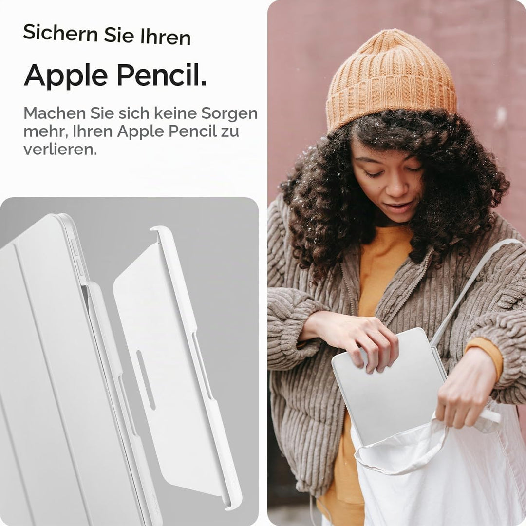 Spigen DA20 Apple Pencil Stifthalter für Pro und 2. Generation Kompatibel mit iPad Pro 11"/ 13", Air