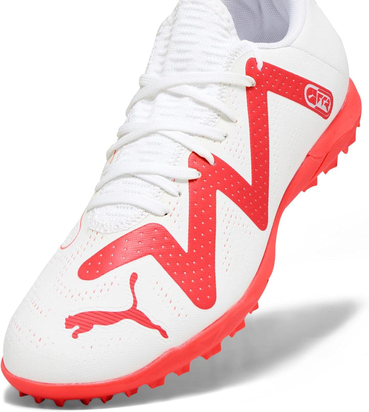PUMA Herren Future Play Tt Fussballschuh 40 EU Puma White Fire Orchid, 40 EU Puma White Fire Orchid