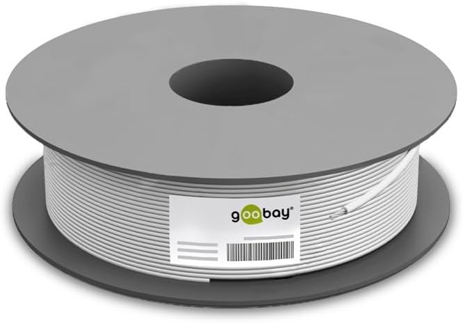 Goobay 57294 CAT 5e Outdoor Netzwerkkabel, F/UTP, Schwarz