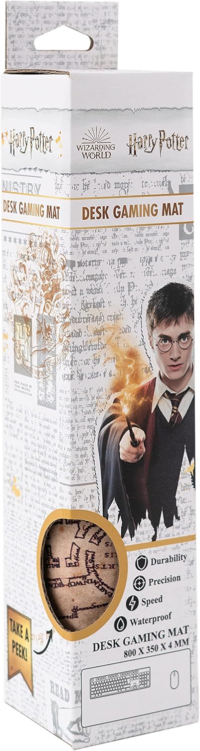 Grupo Erik Gaming Mauspad Harry Potter Fanartikel Geschenke - Karte des Rumtreibers Mousepad XXL 80