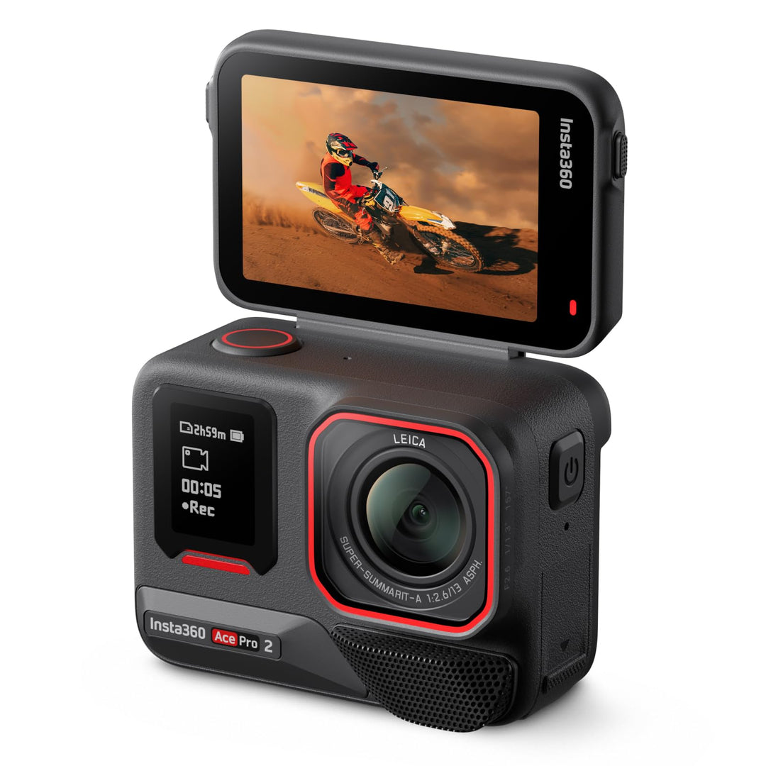 Insta360 Ace Pro 2-8K Action-Cam mit Leica Objektiv Dual Battery Bundle, Dual Battery Bundle