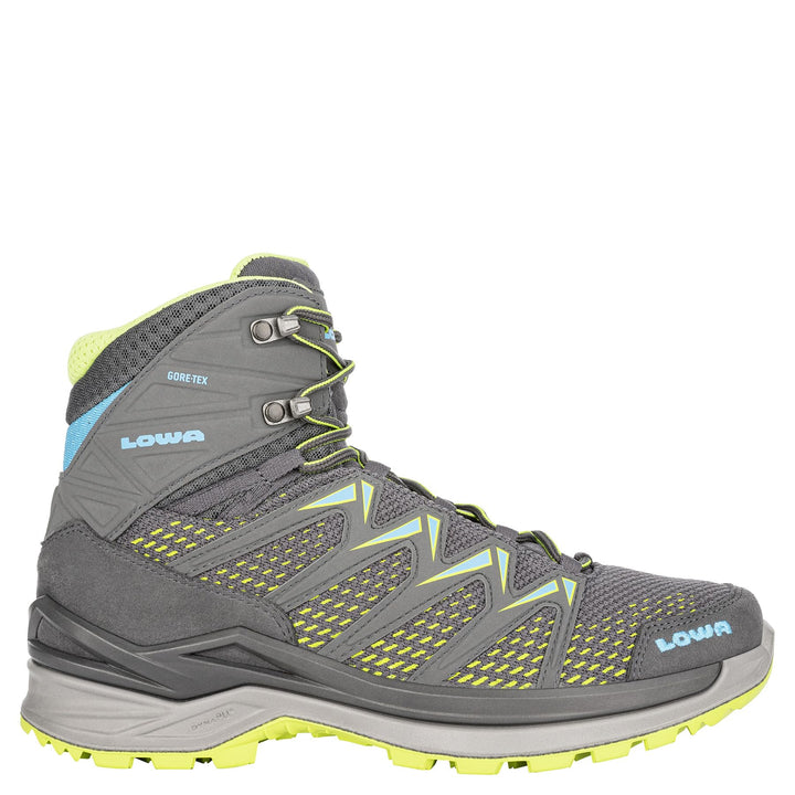 LOWA Stiefel mittel Innox PRO GTX MID 42 EU Graphit Limone, 42 EU Graphit Limone