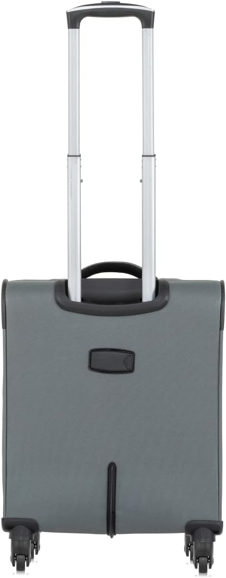 OCHNIK Kleiner Koffer | Softcase | Material: Nylon | Farbe: Grau| Grösse: S | Masse: 54×40×19 cm | F