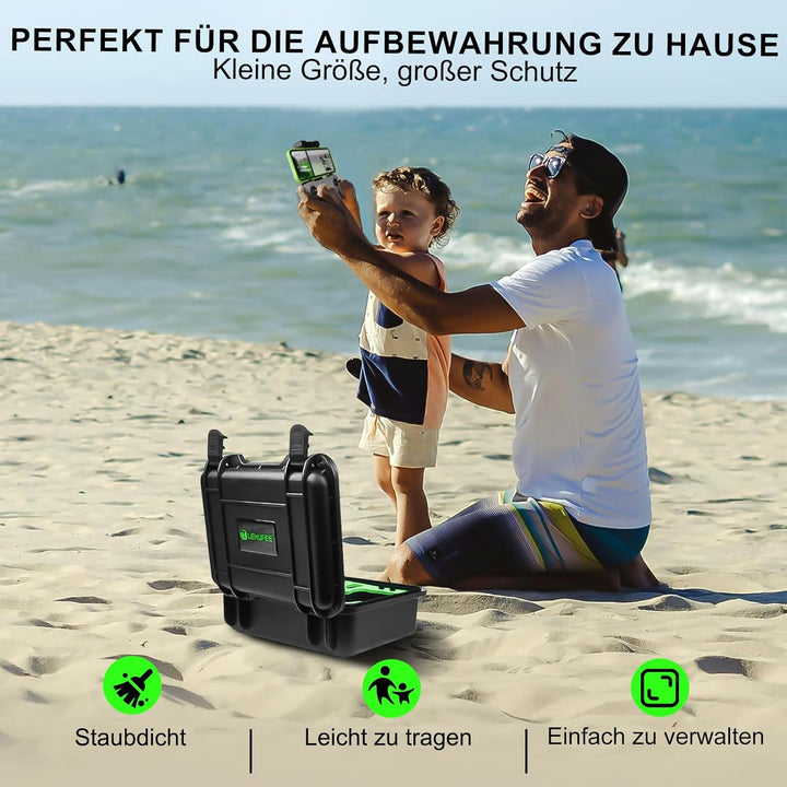 LEKUFEE Kompakte Tragbare wasserdichte Koffer für DJI mini 4K/2 SE Drohne und DJI Mini 2 Zubehör (Nu