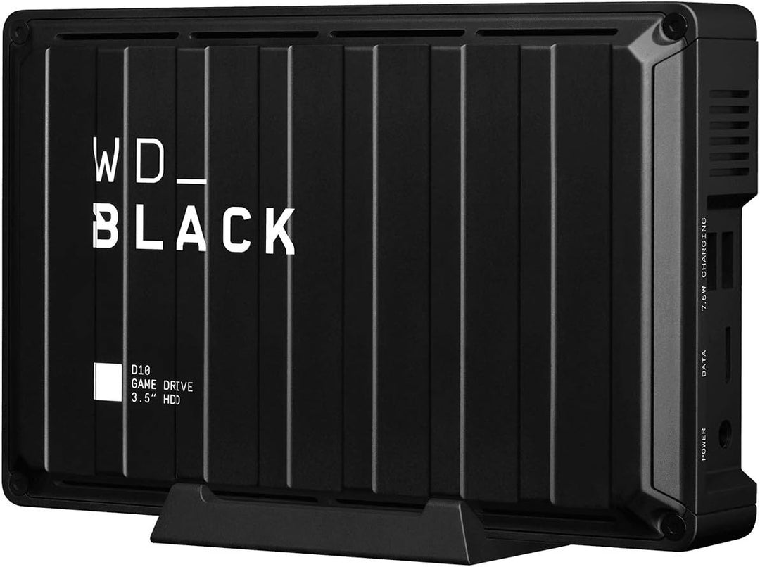 WD_BLACK D10 Game Drive externe Festplatte 8 TB (Übertragungsgeschwindigkeit bis zu 250 MB/s, 7200 U