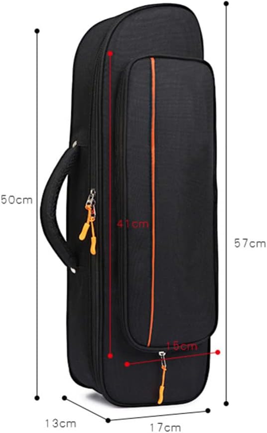 Vaguelly Trompete Bagtrumpet Rucksack Leichte Trompete Gig Bag mit Verstellbaren Schultergurten Musi