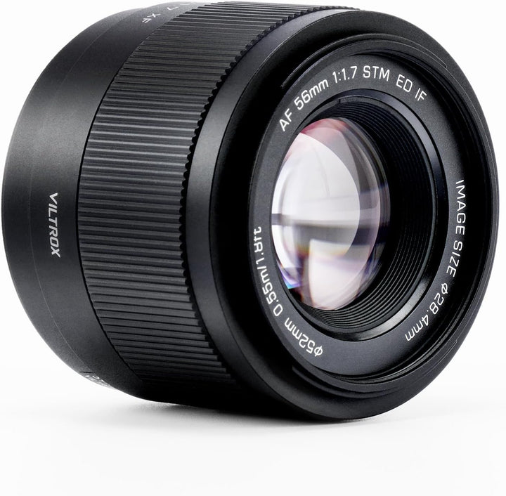 VILTROX 56mm f1.7 XF, 56mm f/1.7 X-Mount APS-C AF Objektiv für Fuji x Mount, Standard Prime Objektiv