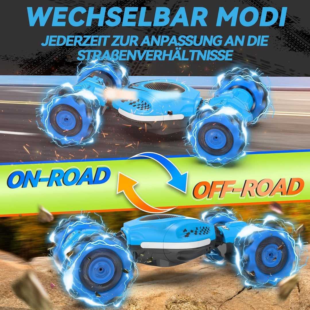 Dysaim Ferngesteuerte Auto mit Handsteuerung Ferngesteuertes Auto RC Stunt Car Drift 2,4 GHz 4WD 360