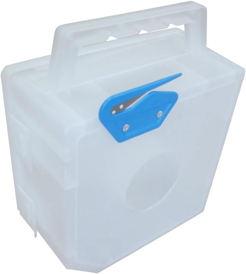 Dönges Abrollbox Easy Tape, 240 x 200 x 100 mm, mit Abschneidevorrichtung für ein bequemes Ablängen,